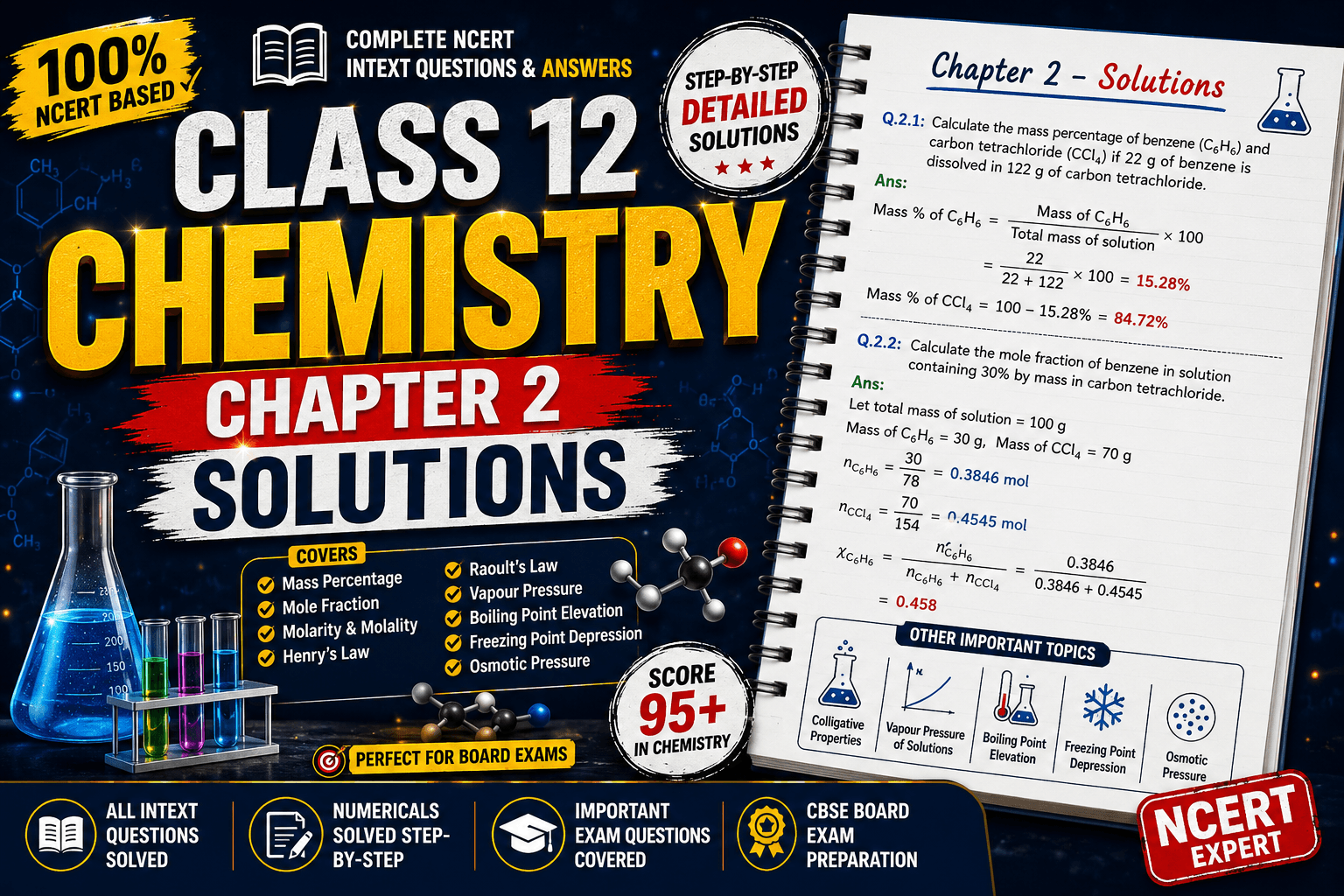 Class 12 Chemistry – Chapter 2 Solutions | NCERT Solutions